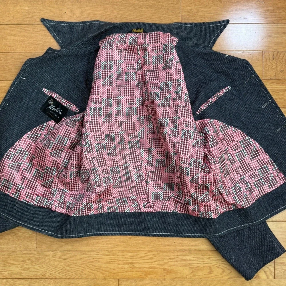 MINT Vintage 1960s Malibu Clothes‎ Mens Custom Denim Jacket and Pants Set